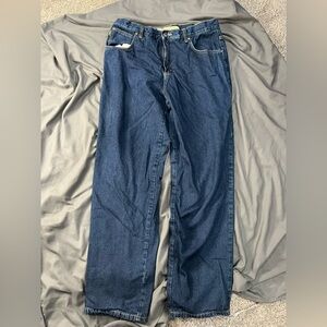 Cabelas Flannel Lined Bootcut Jeans. Size 14R.
